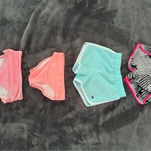 Set of Girls' Swimwear and Shorts
